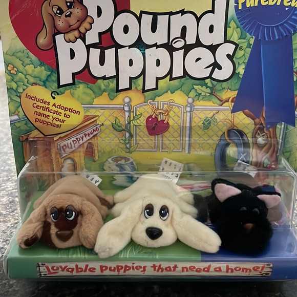 Vtg 1996 Pound Puppies Purebreds Scottish Terrier Set RARE - Picture 2 of 9
